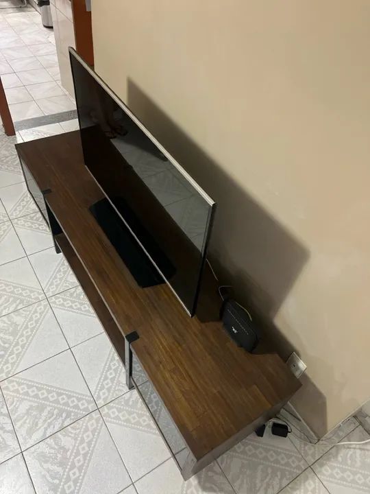 Rack de TV (madeira maciça) - Foto 5