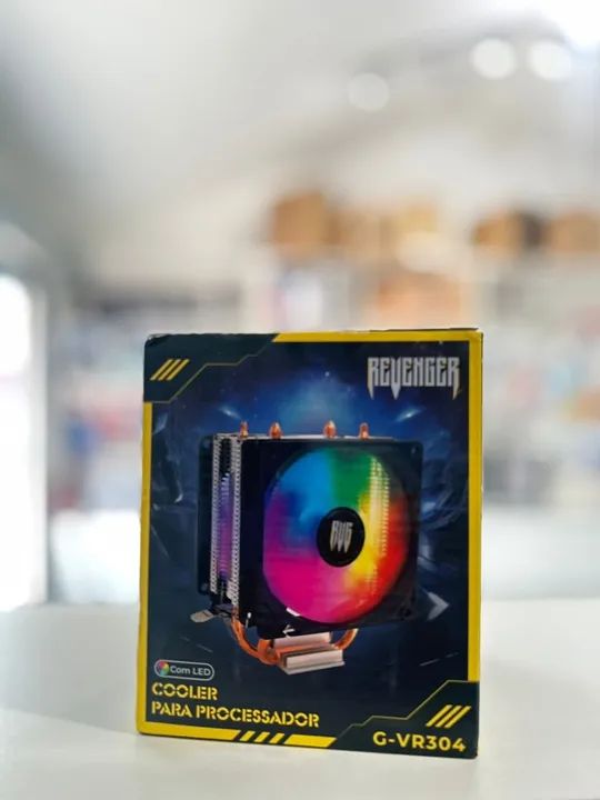 Cpu cooler 2 fans universal rgb