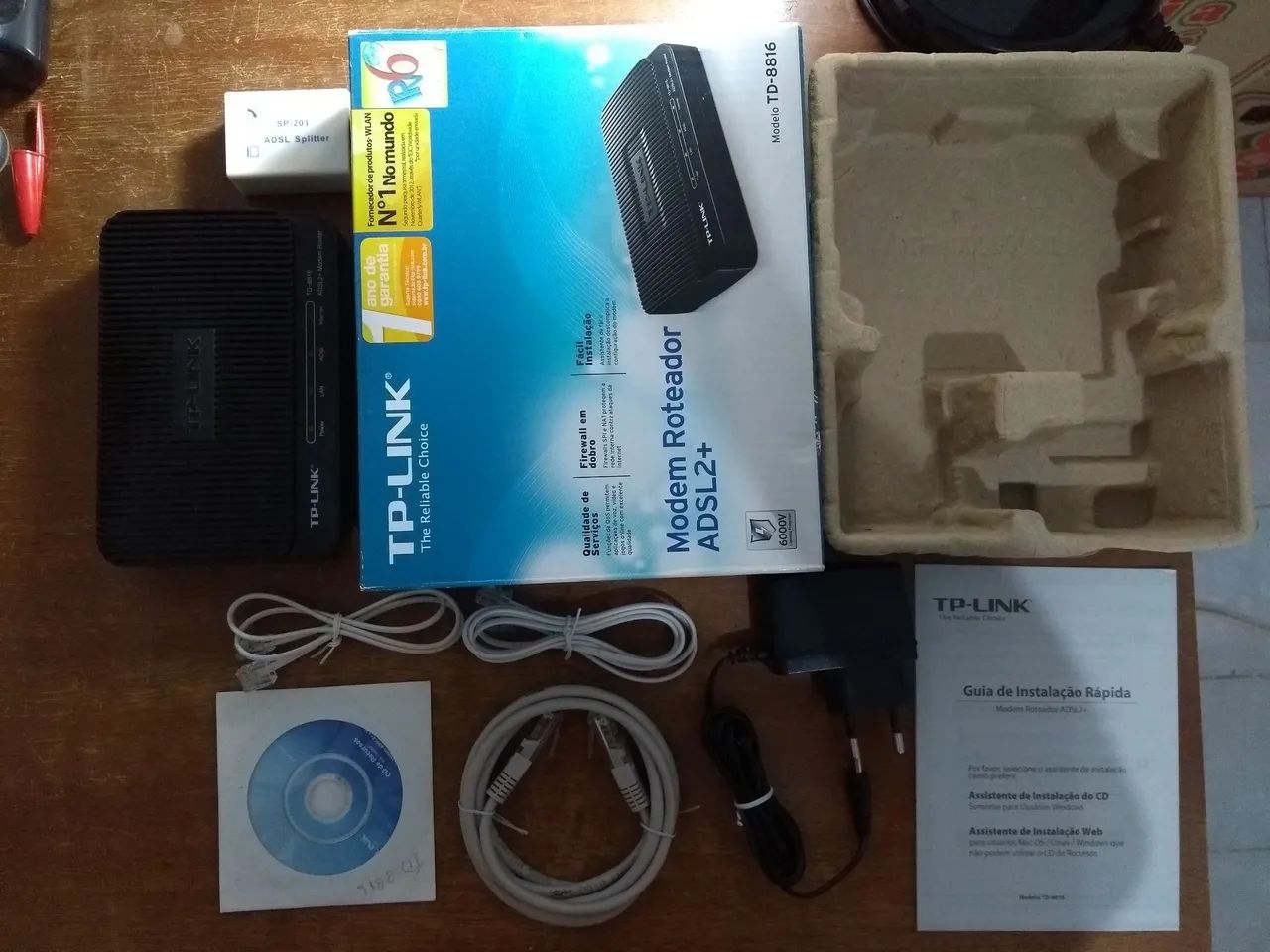 Roteador TP-Link TD-8816 ADSL2+ - Foto 4