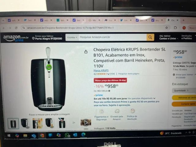 Cervejeira Krups para Barril da Heiniken e similares  - Foto 4