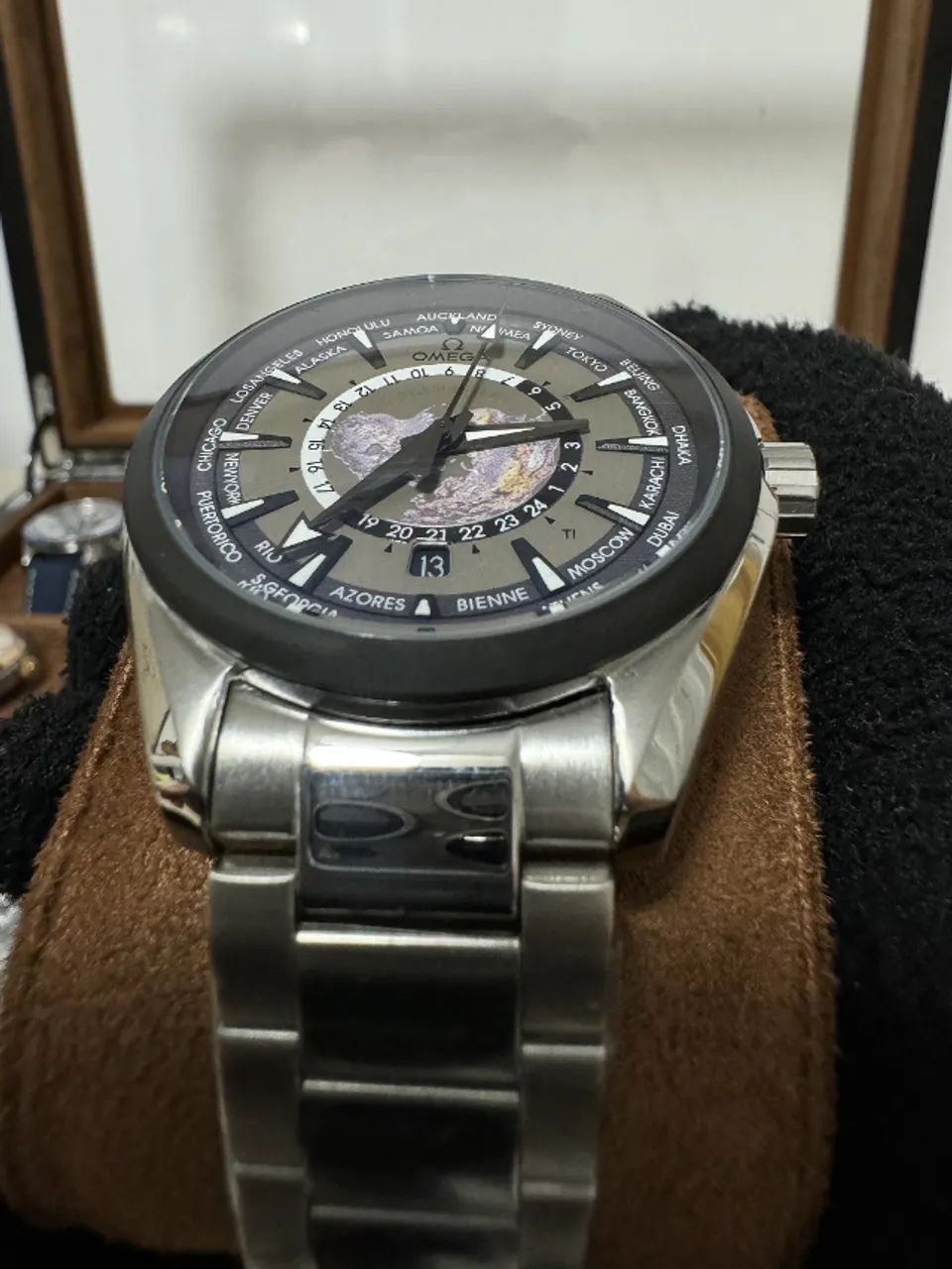 Relógio OMEGA AUTOMÁTICO WORLDTIMER ENTREGAMOS  - Foto 5