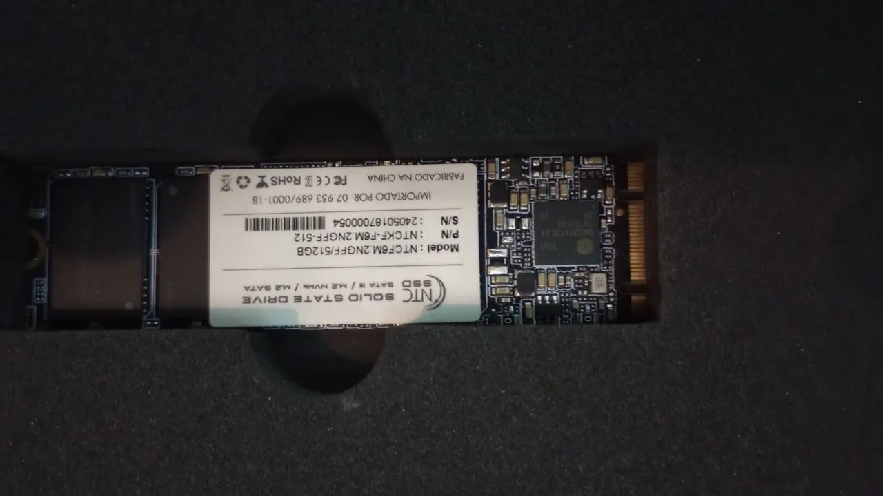SSD M2 512 GB (nota fiscal e garantia 2 anos) - Foto 2