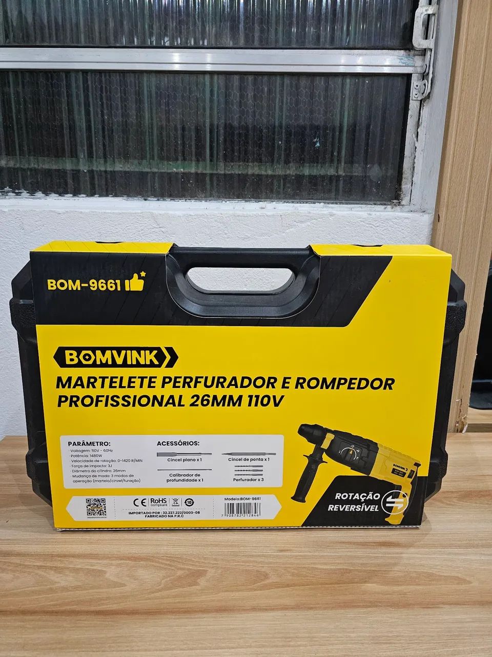 Martelete Perfurador e Rompedor Profissional 26mm 110V 1
