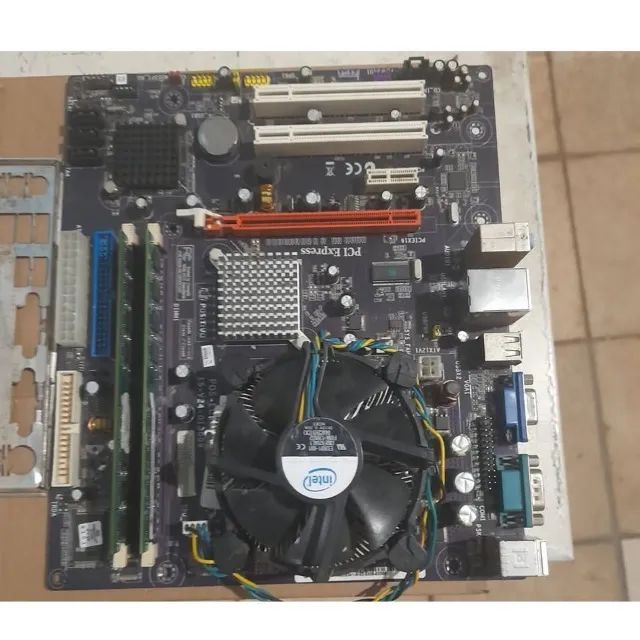 Kit Placa Mãe 775 DDR2 4gb POS-EC945AL  - Foto 5