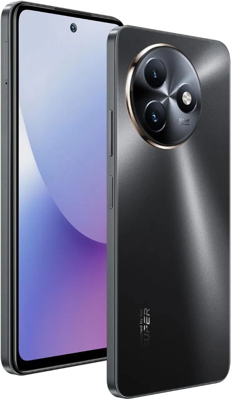 Celular Itel S24 NFC 256GB/16GB ( Preto ) / Lacrado / Garantia de