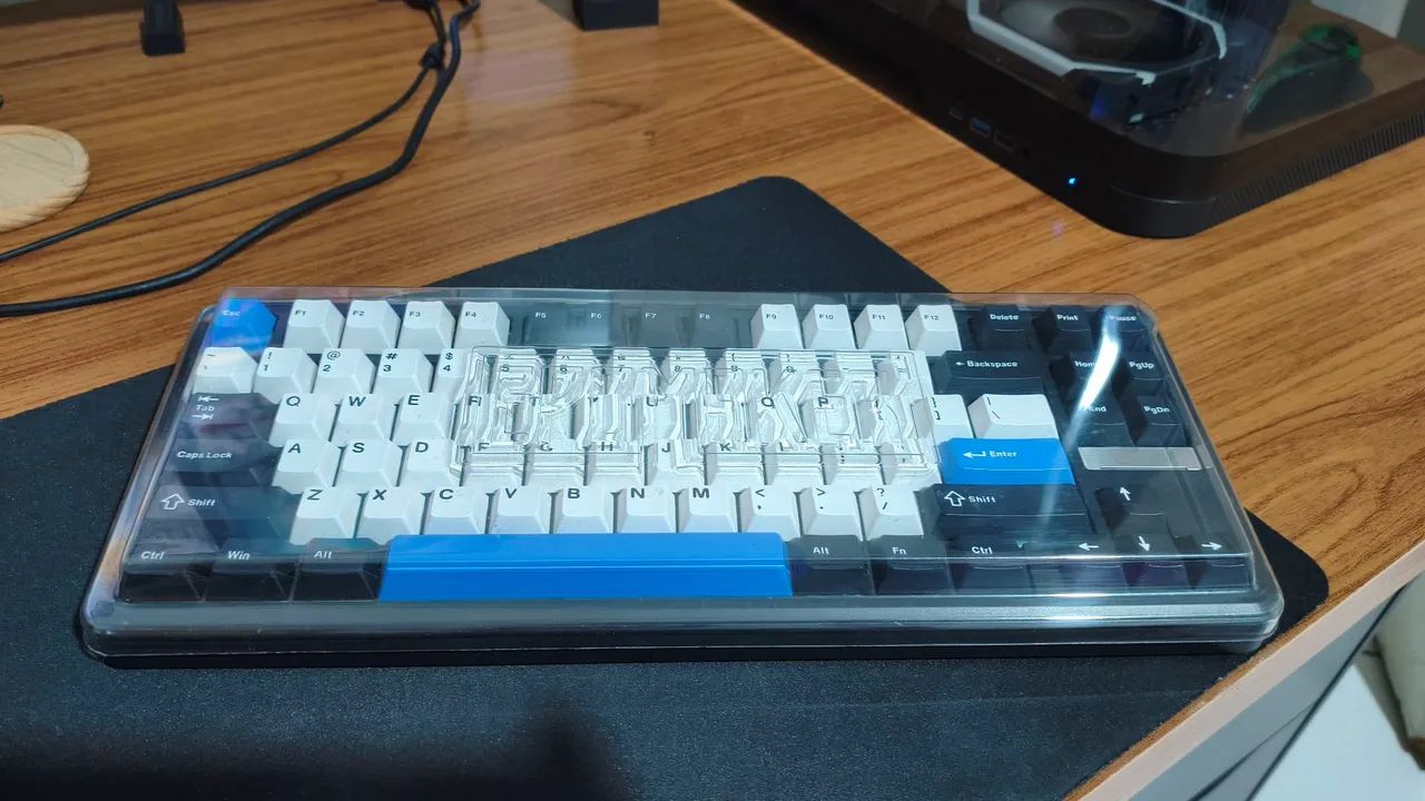 Teclado Mecânico Epomaker TH85 - completo na Caixa