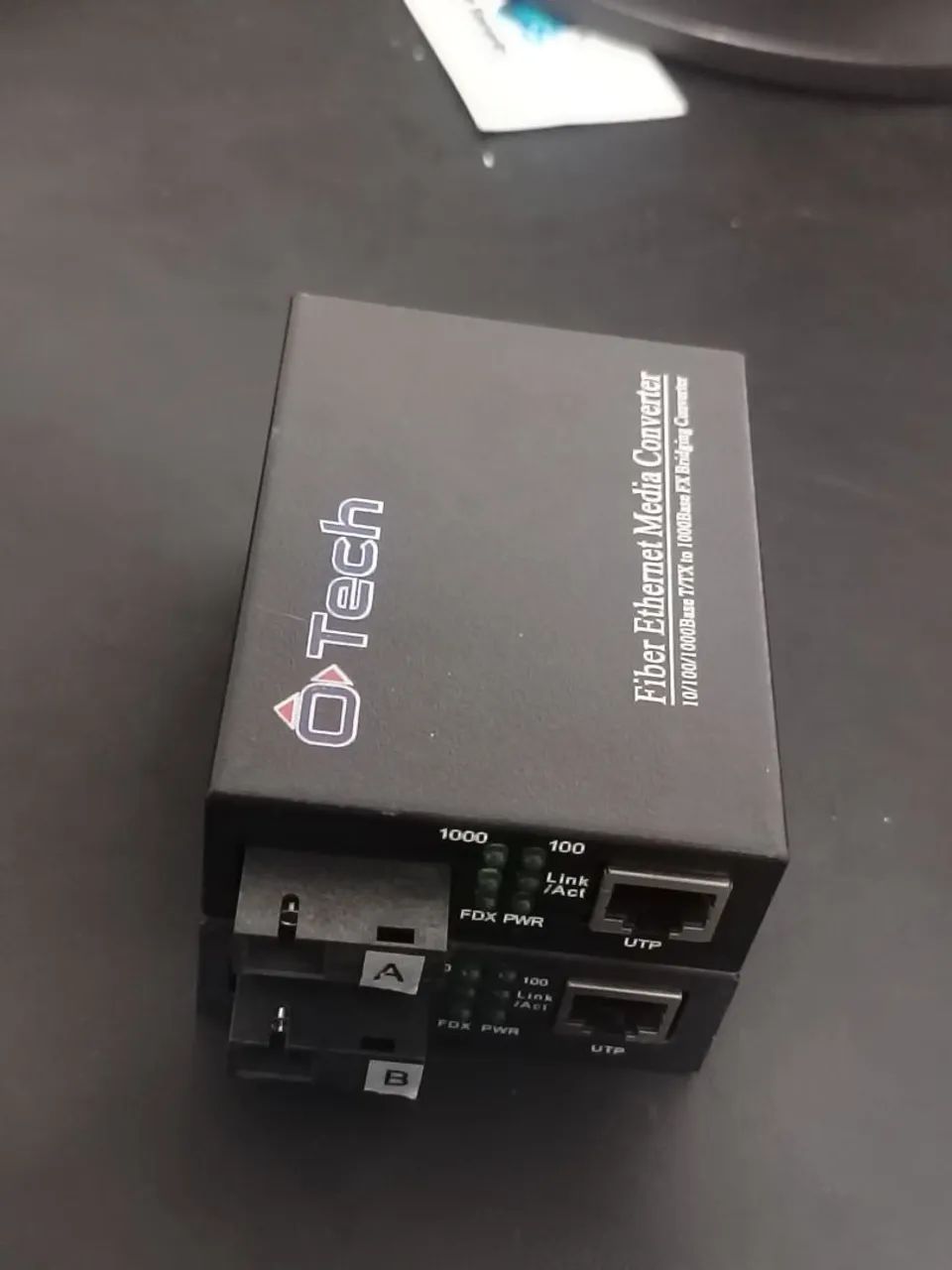 Par de conversor de mídia gigabit  - Foto 2