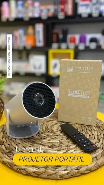 Projetor Android HY300 (720p, Wi-Fi, Bluetooth) + entrega     - Foto 3