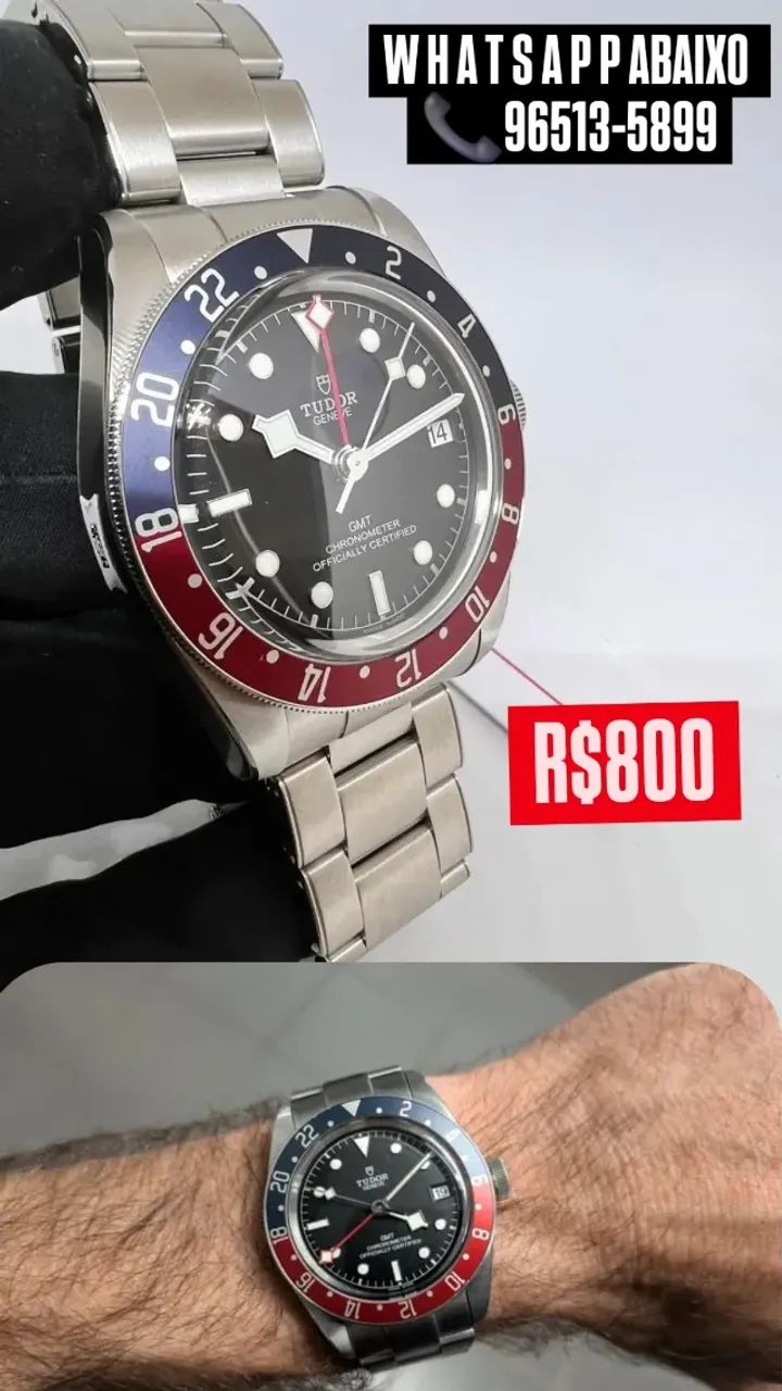 Relógio TUDOR BLACK BAY AUTOMÁTICO  _ PEPSI - Foto 3