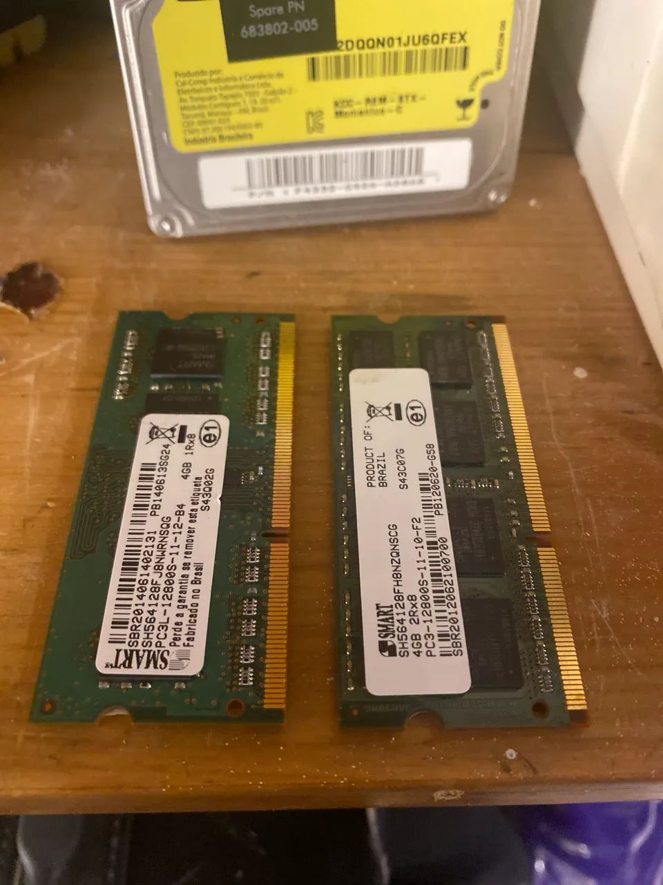 Memórias RAM Smart 4GB