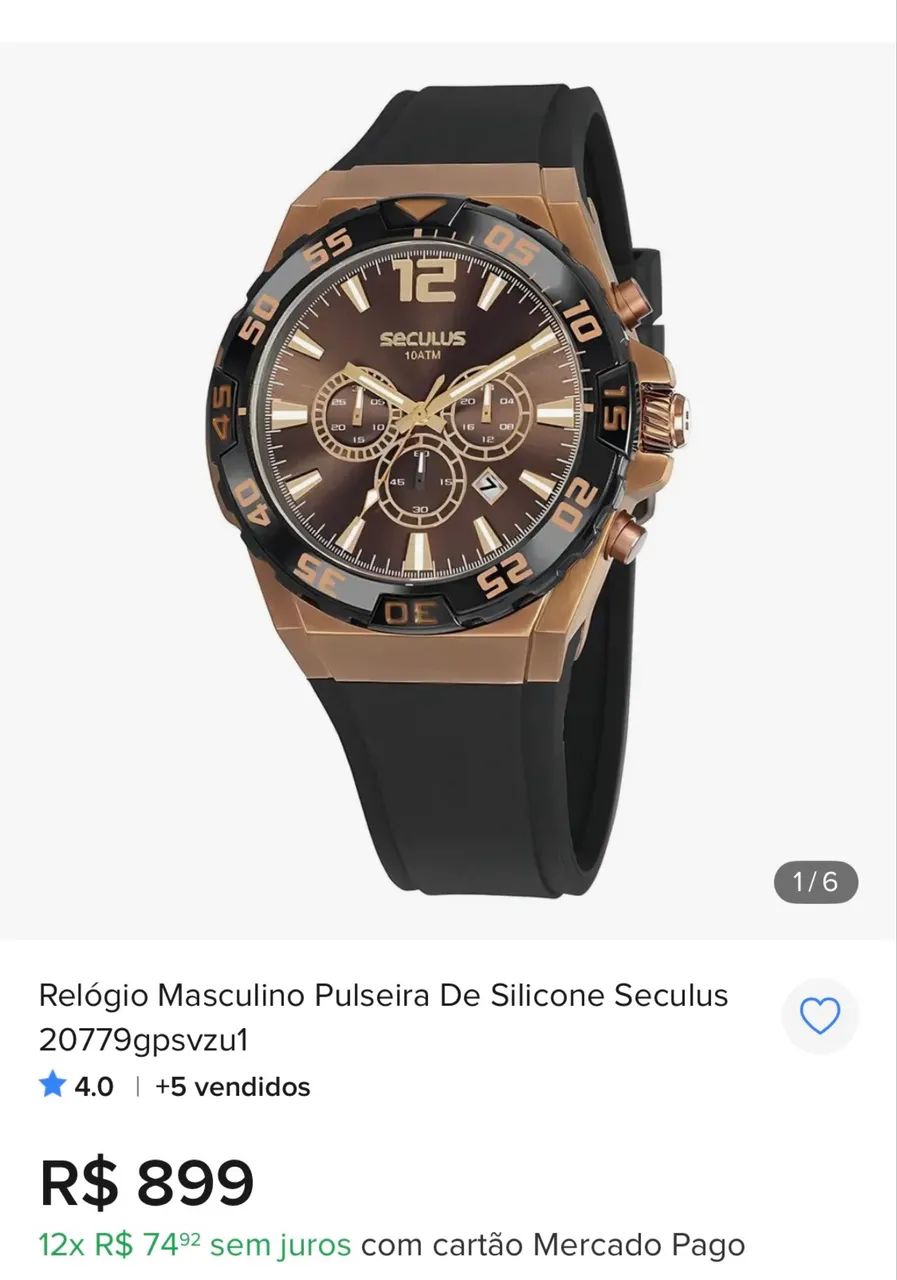Relógio seculus novo  - Foto 3