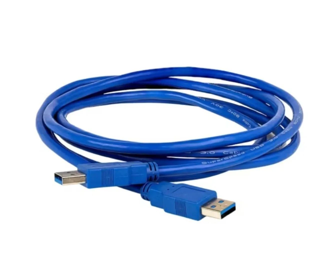 Cabo Usb 3.0 Macho Macho A+a Hd 3.0 1 Metro azul 