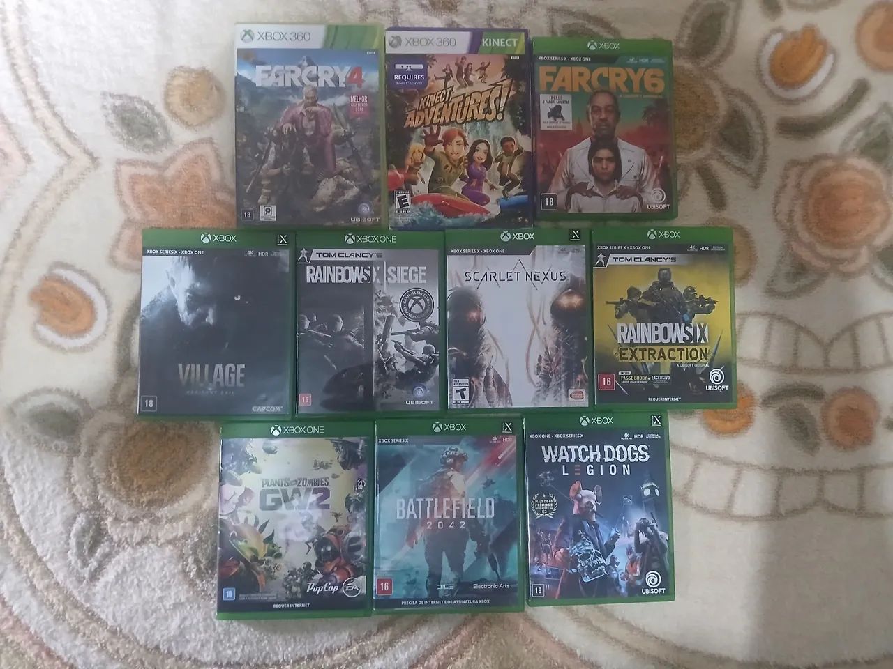 Lote de jogos xbox 
