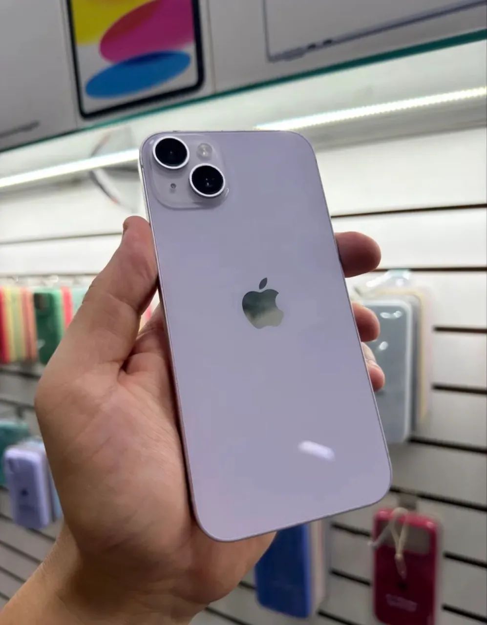 14 plus 256 gb semi novo lilás 