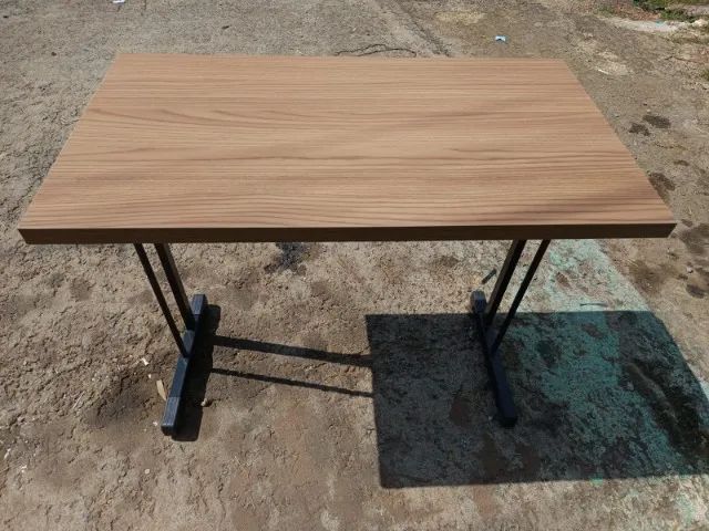 MESA RETA 120X60 SEM GAVETA ENTREGAMOS COM FRETE