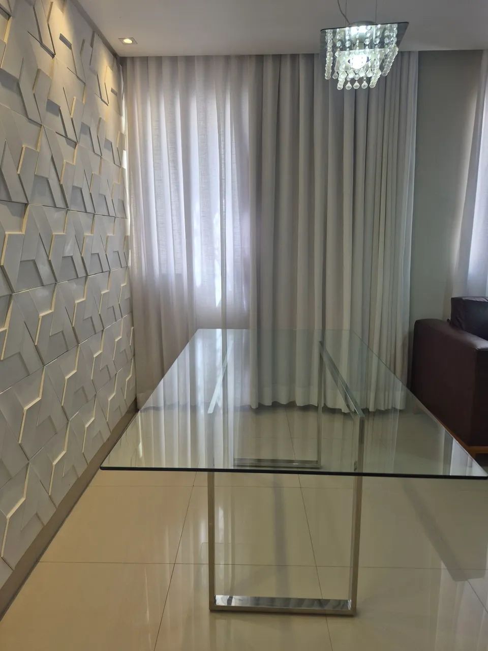 MESA DE VIDRO 6 LUGARES  - Foto 4