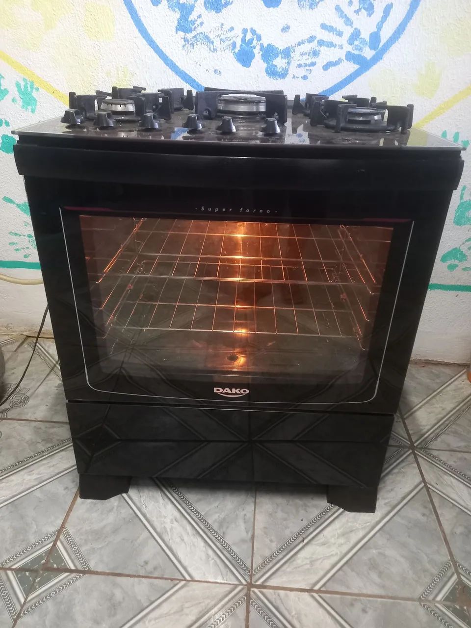 Fogão dako massa de vidro 