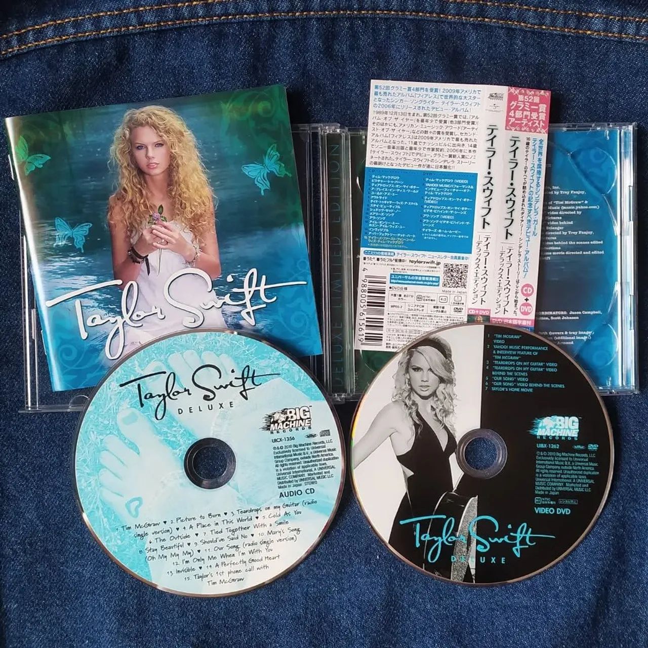 Taylor Swift 1st DELUXE 輸入盤 CD DVD IMPORTADO JAPÃO] CD + DVD Taylor Swift Debut - CDs, DVDs etc