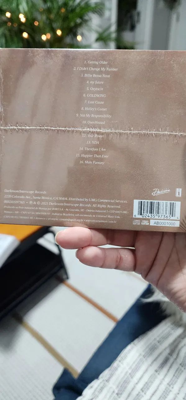 CD Billie Eilish Happier Than Ever - Foto 2