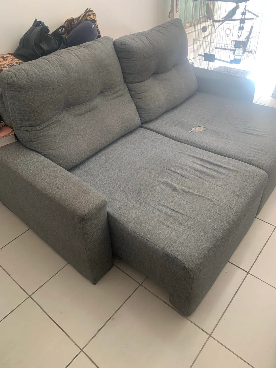 Sofá retrátil Tok&Stok 