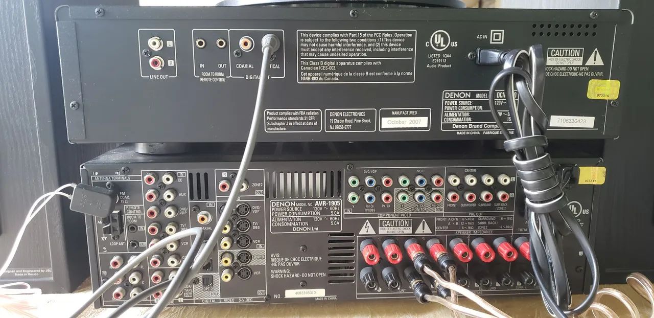 Raro CD 5 discos Denon DCM 290 impecável com controle  - Foto 3