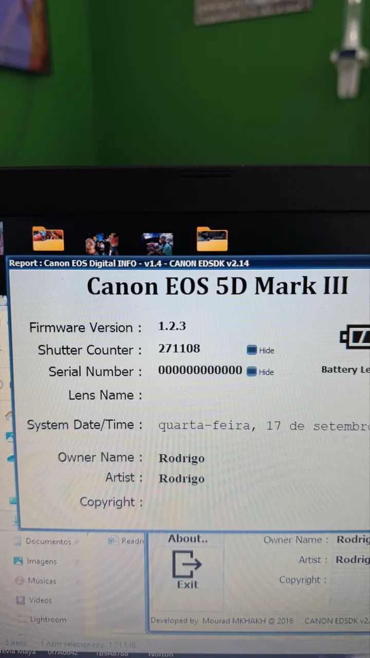 Câmera cânon 5D mark ||| - Foto 3