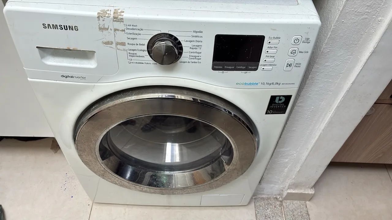  Lava e Seca Samsung EcoBubble 