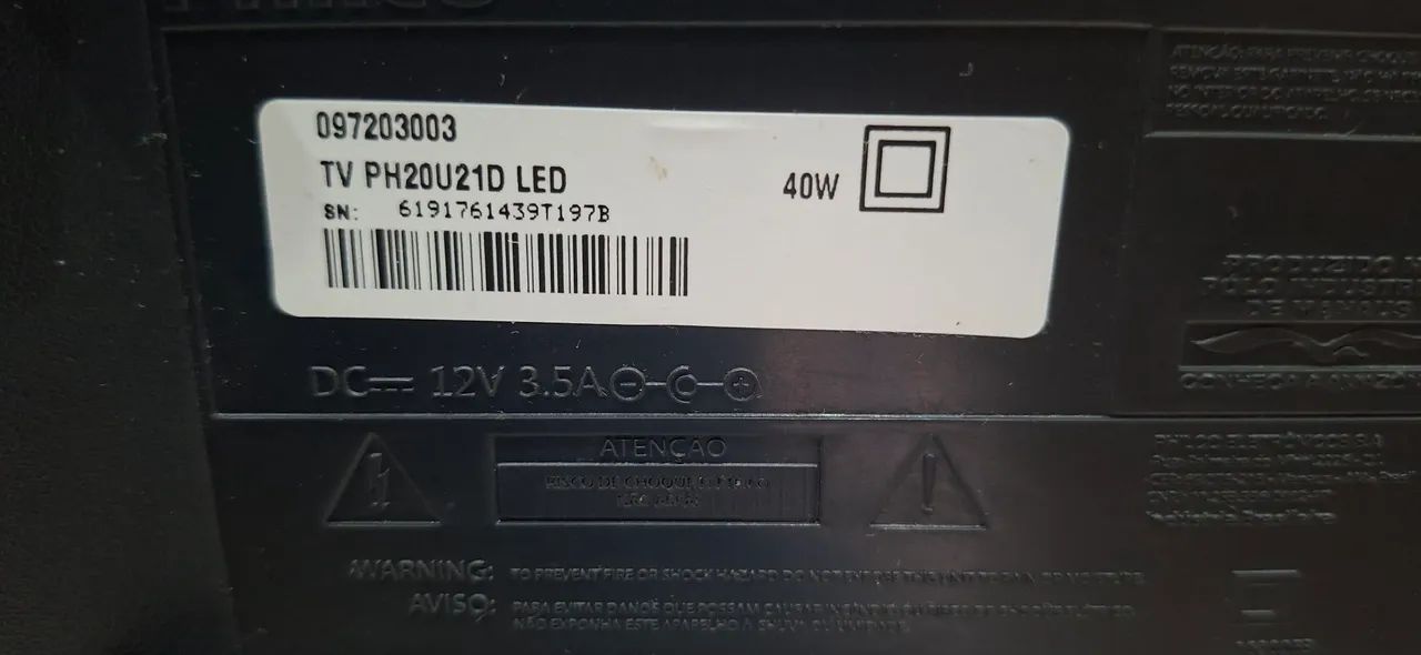 A melhor e mais barata TV que você vai achar aqui! TV Philco 20 polegadas Led e digital. - Foto 5