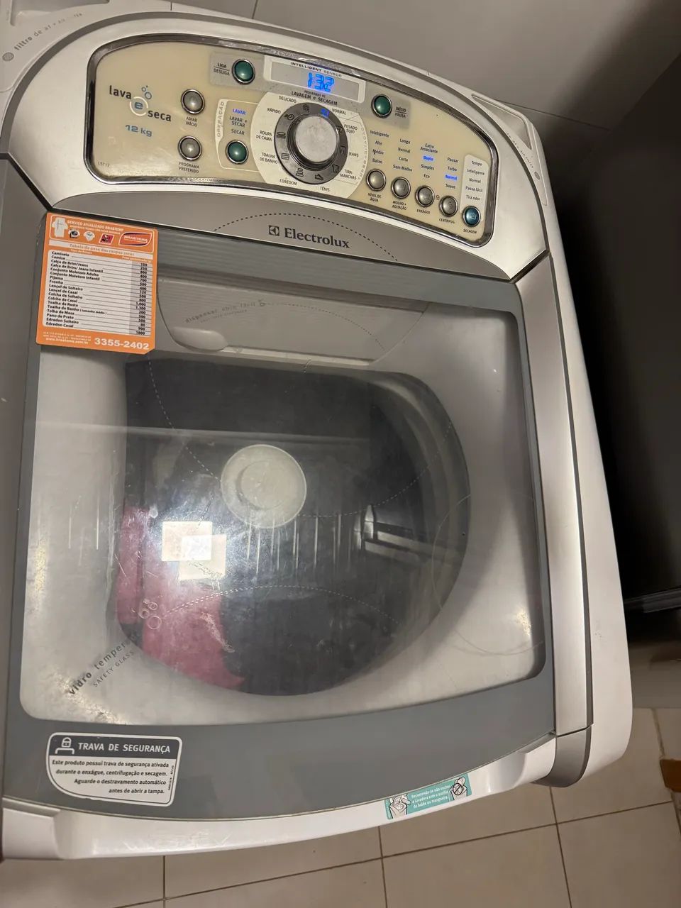 Máquina de Lavar e Secar Electrolux 12kg - Lava e Seca - Foto 3