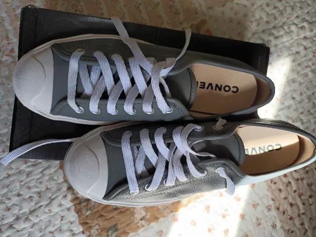 Tenis Converse Jack purcell couro legítimo  - Foto 4