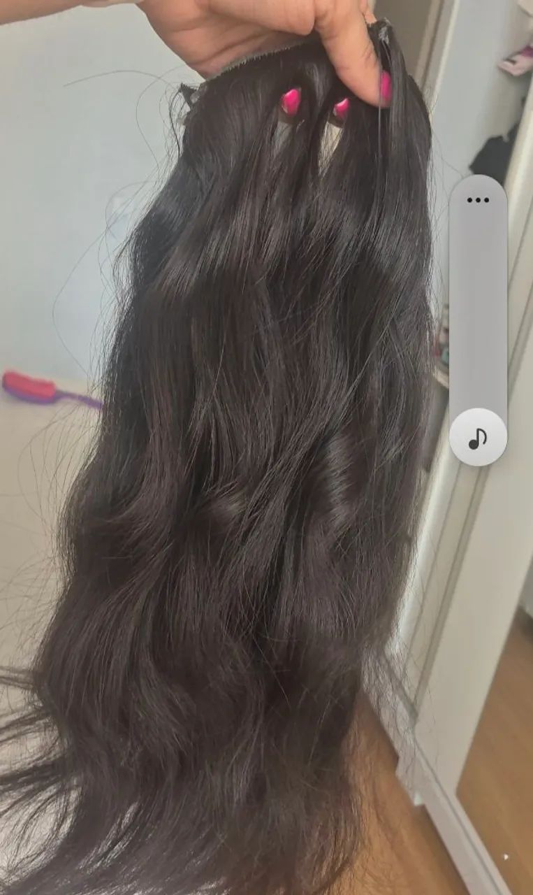 Cabelo humano, mega hair brasileiro do sul - Foto 5