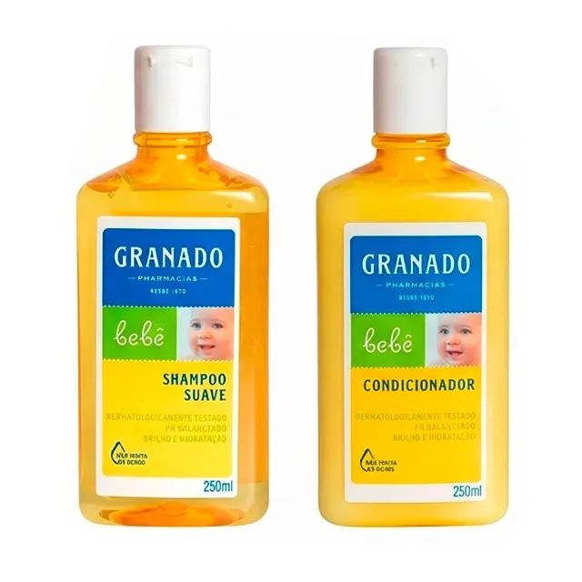 Kit Shampoo + Condicionador P/ Bebê Granado 250 ml - CM0023