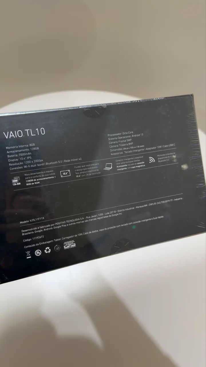 TABLET VAIO 4G + CAPA TECLADO! 12x Sem Juros - Foto 3