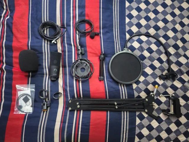 Kit Microfone Fifine T669 USB Completo + Lapela P2