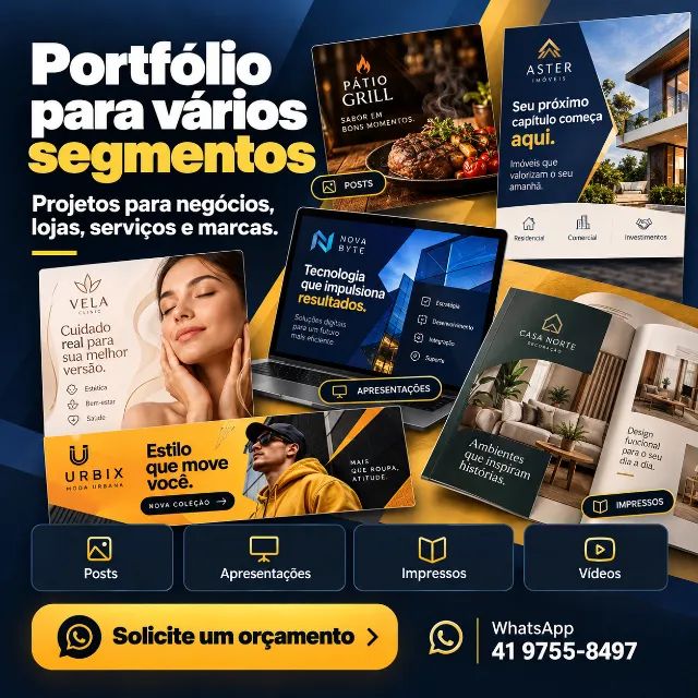 Criação visual para empresas | Logos, posts, catálogos e apresentações - Foto 3