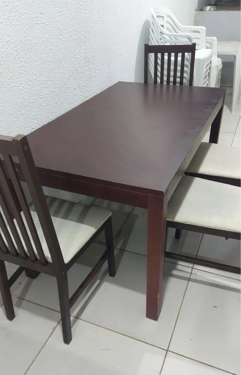Mesa Com 4 Cadeiras - Foto 2