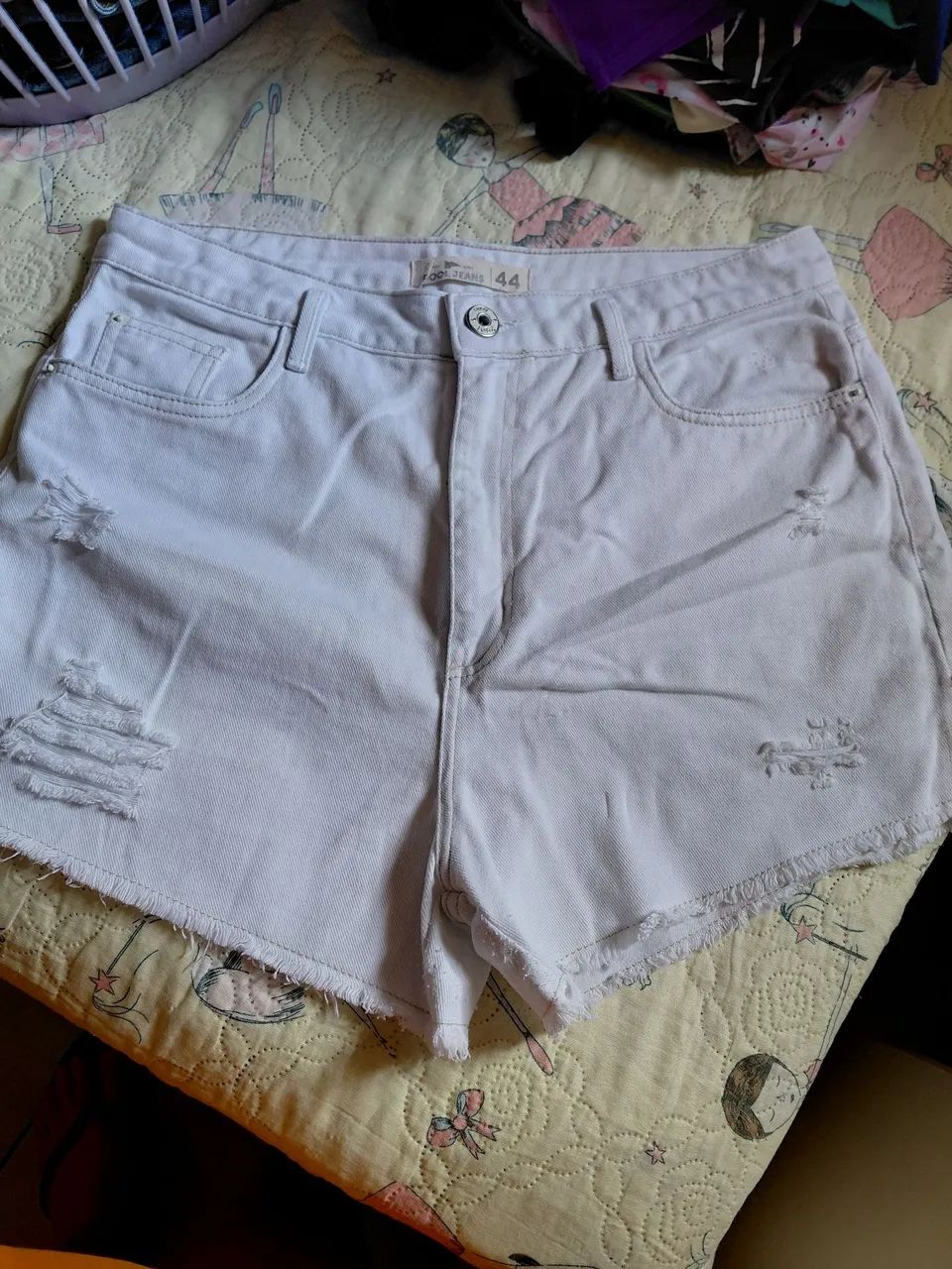 Short jeans branco Pool  - Foto 2