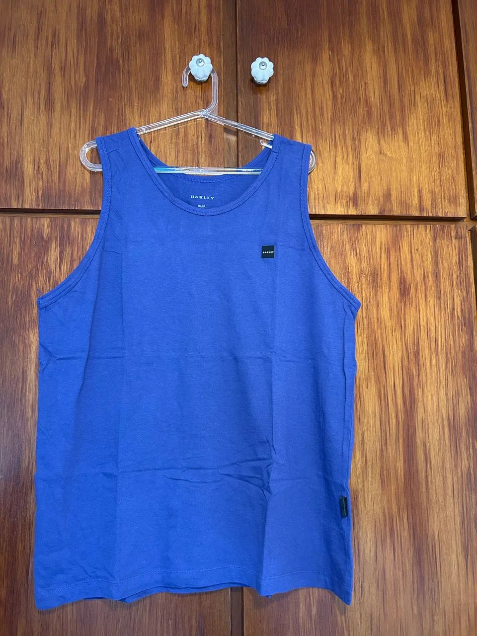 Camisa regata Oakley cor azul TAM M 