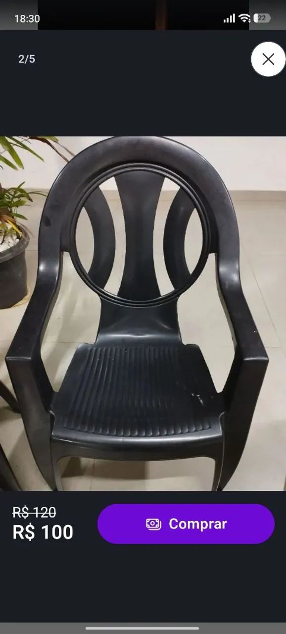 Cadeiras com mesa - Foto 3