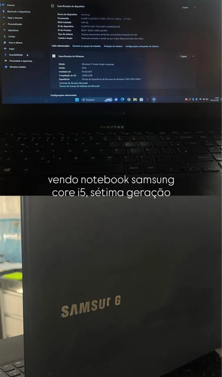 notebook samsung 