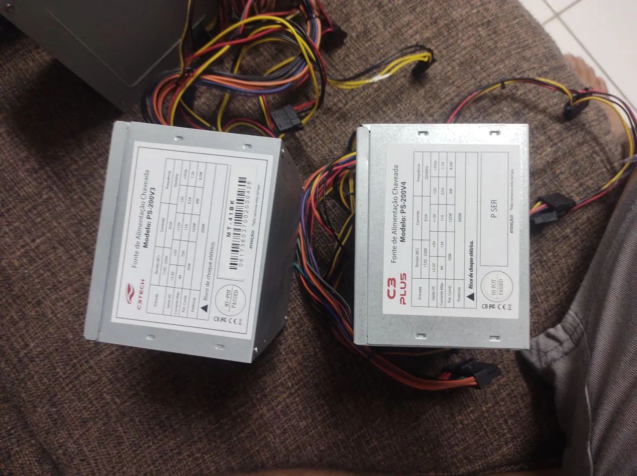 2 fonte de 200w para pc - Foto 3