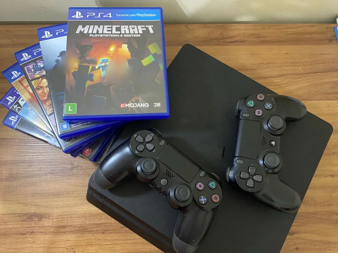 Ps4 Slim + Jogos - Jogos de Vídeo Game - Núcleo Bandeirante