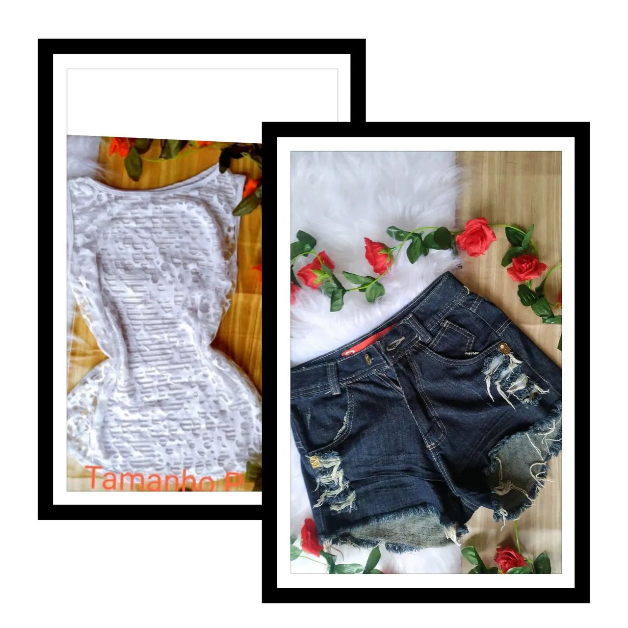 Lote de 52 Peças de Roupas novas - Foto 2