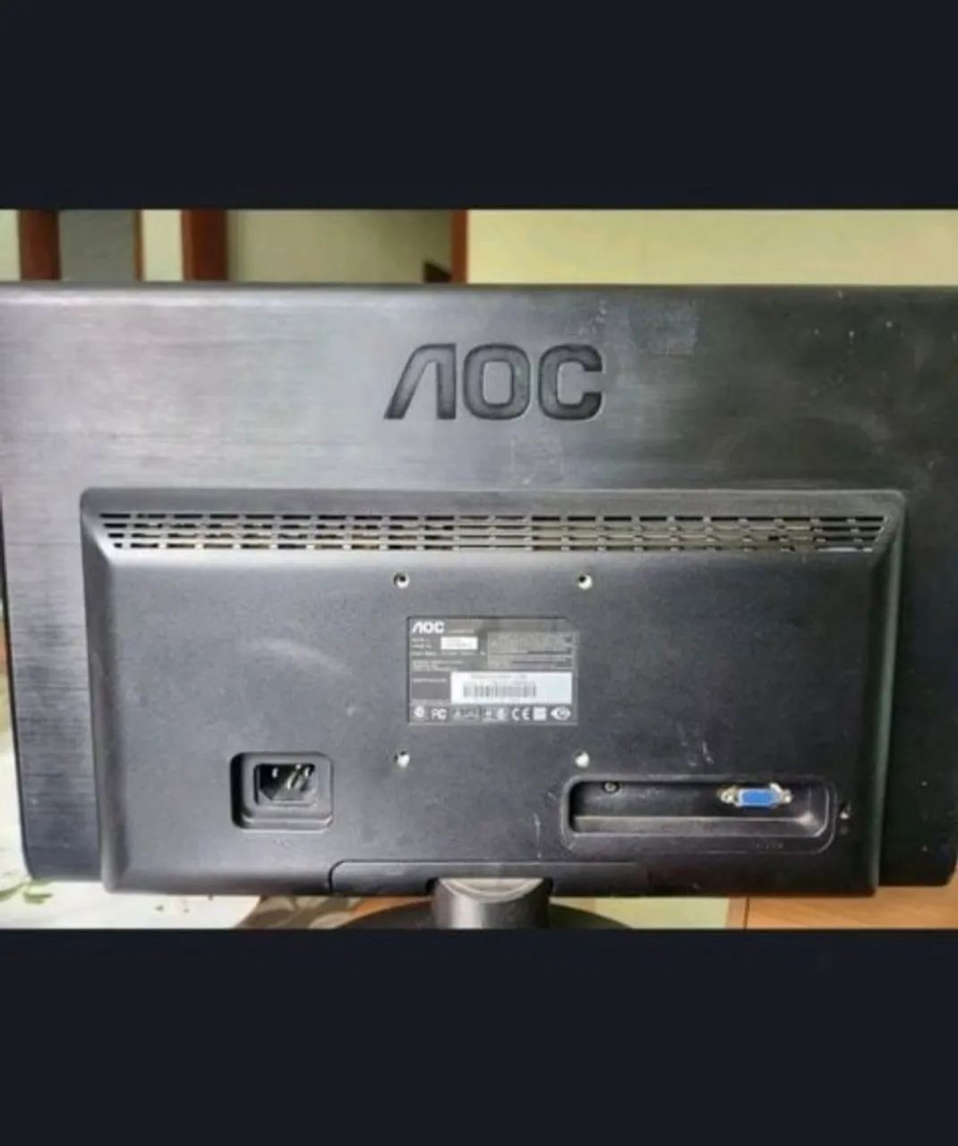 Monitor AOC 18.5 polegadas vga - Foto 3