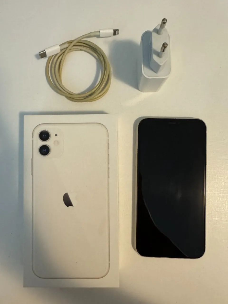 Iphone 11, carregador e cabo original apple - Foto 2