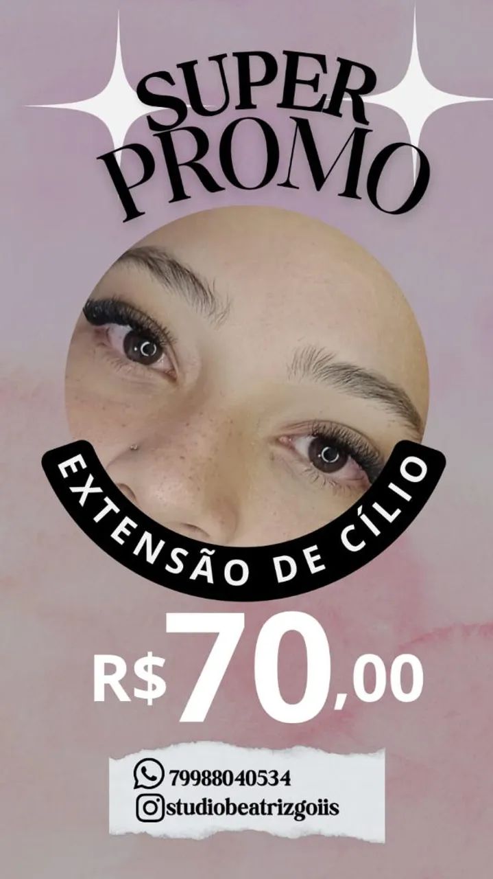 Extensão de cílios 