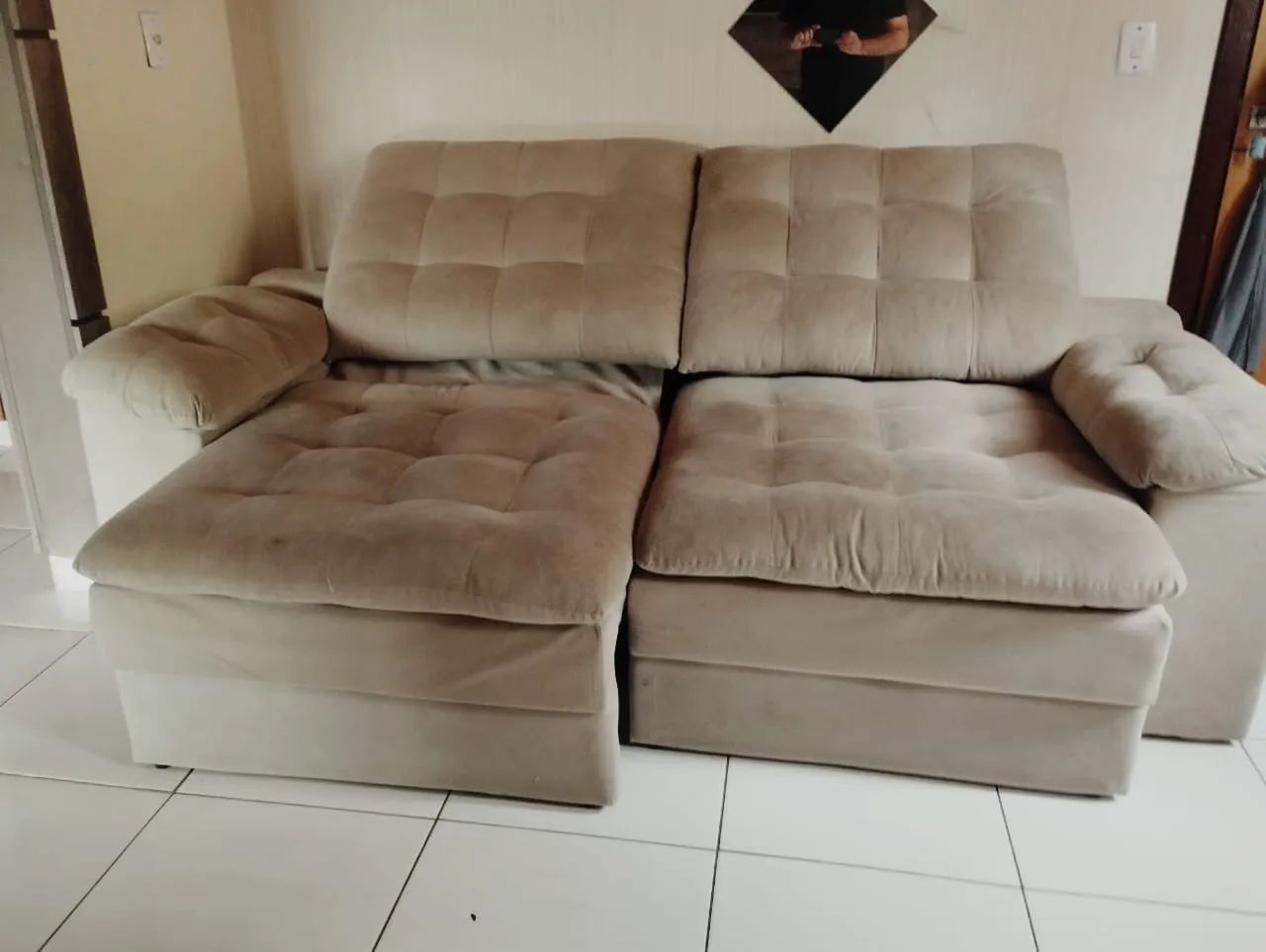 Sofá 2,20m semi novo  - Foto 2