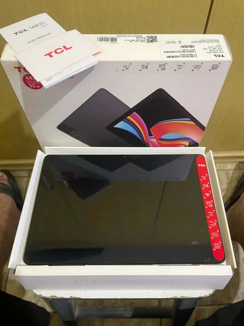 Vendo Tablet TCL Tab 10.1 Polegadas Zero Na Caixa com Nota Fiscal E Garantia De 1 Ano.