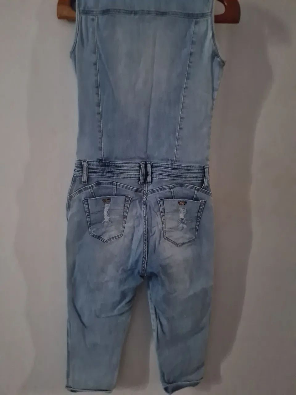 Macacao Jeans - Foto 4