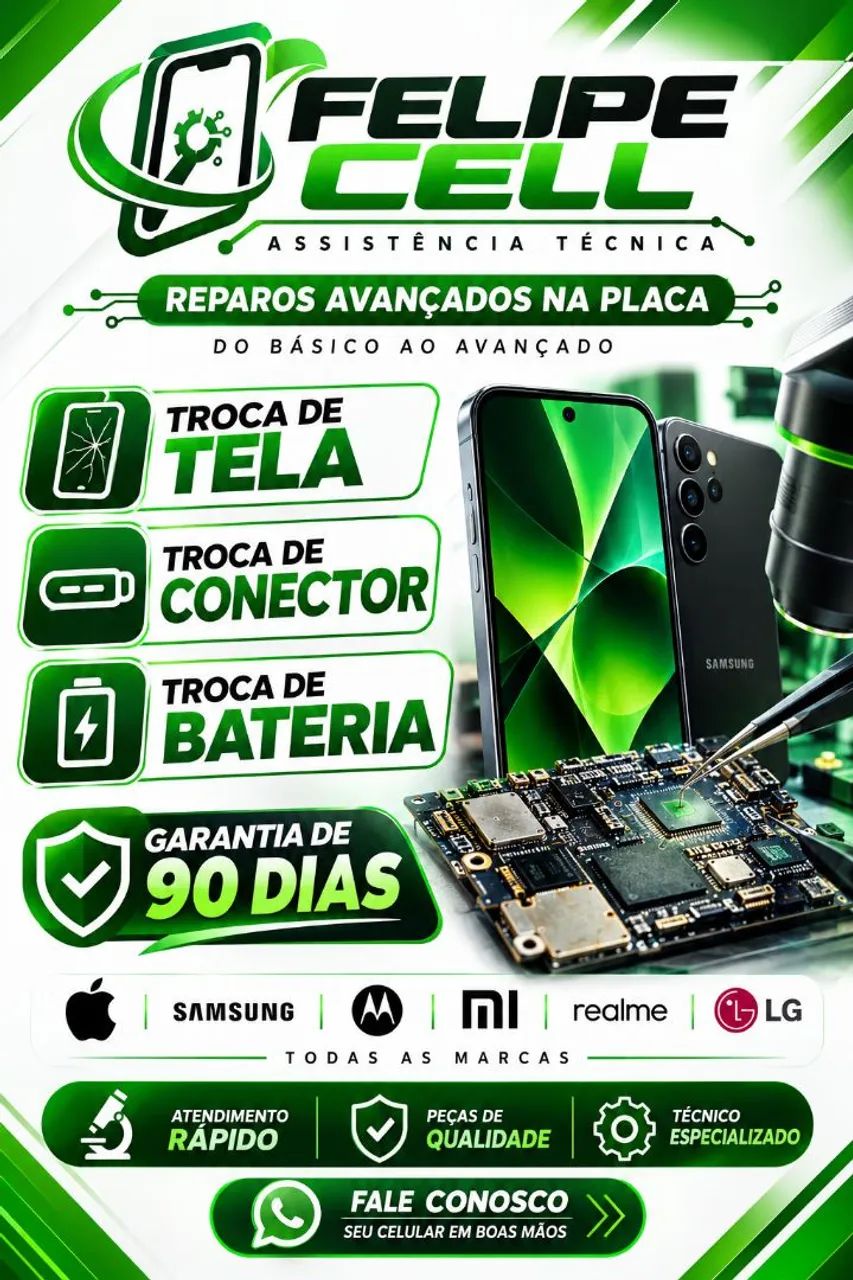 Troca de tela e outros reparos (Felipe Cell) - Foto 2